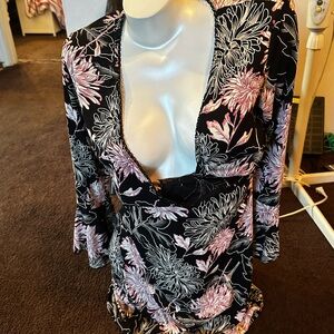 To the Max Black and Pink Floral Dress